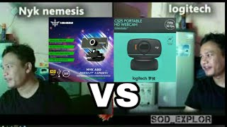 Webcam logitech c525 vs nyk nemesis A80 mana yang lebih unggul [upl. by Tak468]