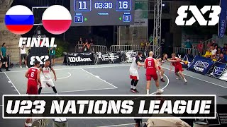 Russia vs Poland  Mens Final  Full Game  FIBA 3x3 U23 Nations League 2021  Europe 1  Stop 4 [upl. by Anailuig]