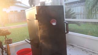 First itme using Landmann Smoker [upl. by Ioyal]