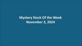 Mystery Stock Nov 3 2024  How Is Your Realtime DecisionMaking [upl. by Anemix]