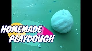 Homemade PlayDough Only two ingredients No baking required [upl. by Tuorah751]