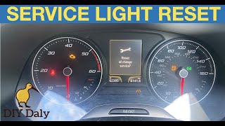 Seat Leon service light reset procedure [upl. by Narra]