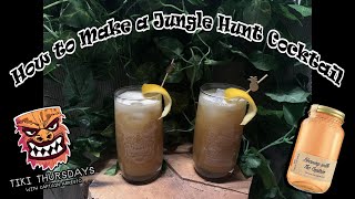 How to make a Jungle Hunt cocktail  Tiki Thursdays [upl. by Marie70]