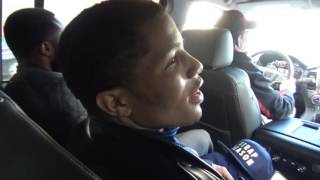 in limo with gervonta davis after weigh in EsNews Boxing [upl. by Ahsietal]