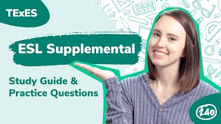 TExES ESL Supplemental 154 Study Guide  Practice Questions [upl. by Yeslah]