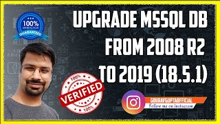 Upgrade SQL Server 2008 R2 database to 2019  mdf file  db detach amp attach  Complete Video 2021 [upl. by Cumings342]