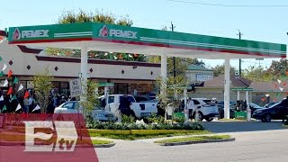 Pemex inaugura gasolinera en EU con ¡¿precios más baratos Vianey Esquinca [upl. by Alegnatal]