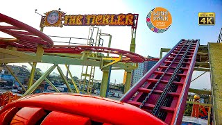 2023 The Tickler Roller Coaster On Ride 4K POV Luna Park Coney Island [upl. by Silber]