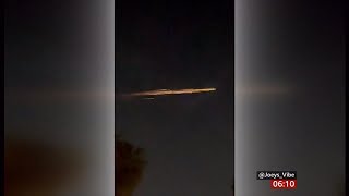 Space meteor shower over California USA amp NASA asked for Moon calendar and beyond SpaceEarth [upl. by Dorolisa]