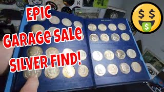 Epic Garage Sale Silver Find [upl. by Lesnah]