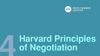 The Harvard Principles of Negotiation [upl. by Adnuhs]