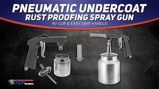 TCP Global  Pneumatic Undercoat Rust Proofing Spray Gun [upl. by Imelida471]