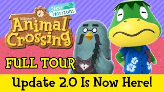 20 IS HERE FULL TOUR New Animal Crossing Update 20 Animal Crossing New Horizons DLC [upl. by Remos]