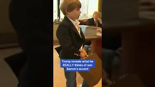 Resurfaced clip of what donaldtrump thinks of his son youtubeshorts shorts news viralvideo [upl. by Ahscrop498]