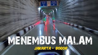 JAKARTA  Ciputat  Parung  BOGOR KOTA  Malam hari  naik motor rute Arah jalan menuju kebun raya [upl. by Simaj186]