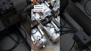 Oil free air compressor 24litter  Italy made air compressor  shorts compressor oilfree [upl. by Leva]