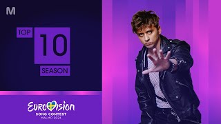 Eurovision 2024 Season • Top 10 [upl. by Dibrin]