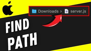 How to Find the Path to ANY File on Mac [upl. by Pascia]