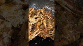 Cooking Korean BBQ crab clusters bodkinpointseafood JimmysFamousSeafood TonysFamousFinds [upl. by Attolrahc]