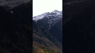 Heute aus dem Fenster ein wenig Schnee auf dem Berg Abonniert den Kanal dann freuen wir uns 😍 [upl. by Fong]