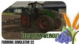 Den letzten Mais drillen und Herbizid für die Weinreben  Felsbrunn 22 Weingut  Farming Sim 22 [upl. by Repsag]