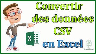 Comment convertir des données csv en Excel [upl. by Enigroeg766]