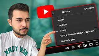 YOUTUBE ALTYAZI EKLEME  OTOMATİK VE SENKRONLU ALTYAZI NASIL EKLENİR 2022 [upl. by Fredela518]