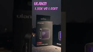 Ulanzi 133x vs 155xt anamorphic lens comparison coming soon [upl. by Aneerhs]