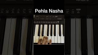 Pehla Nasha EASIEST Piano Tutorial for Beginners shorts pianotutorial [upl. by Grose135]