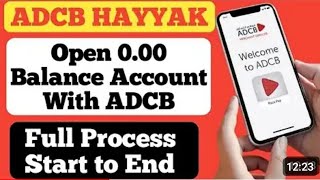 adcb hayyak account opening hindi me uae adcb adcbhayyak dubai how to open adcb hayyak account [upl. by Itraa263]