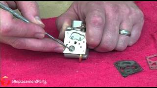 How to Rebuild a Two CycleTwo Stroke Engine Carburetor [upl. by Suidualc]