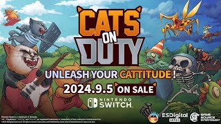 《Cats on Duty》Nintendo Switch™️ Launch Day PV  Nintendo Switch™️  GSE [upl. by Sofie932]