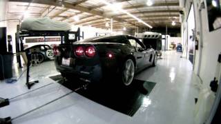 Corvette Z06 with Supercharged HPE700  Chassis Dyno Testing [upl. by Frasco]