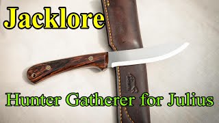 Stainless Steel Hunter Gatherer knife for Julius [upl. by Ursola795]