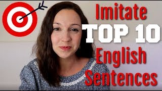 How to Pronounce TOP 10 English Sentences [upl. by Neehar344]