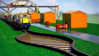 Top 10 Realistic TRAIN ACCIDENTS  Teardown 582 [upl. by D'Arcy]