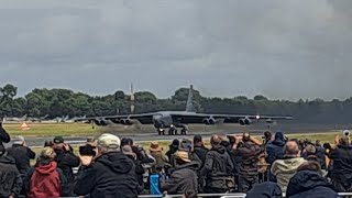 B52 StratoFortress Riat 2023 take off amp Flypast [upl. by Berget]