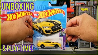 Unboxing Hot Wheels 2020 Ford Mustang Shelby GT500 and playing with Matchbox Action Drivers [upl. by Riamo]