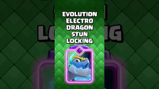 Evolved Electro Dragon Stun Locking ⚡️ clashroyale shorts [upl. by Daffi319]