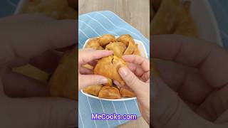 Meatfree pierogi with two types of filling Tasty oven baked snack pierogi pierogirecipe [upl. by Relyc]