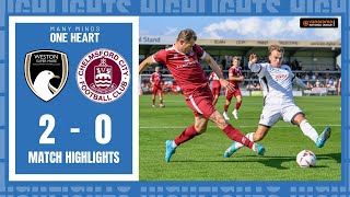 Highlights  WestonSuperMare A  Vanarama National League South [upl. by Nations716]