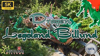 Dragen onrideoffride POV Legoland Billund 5K 60fps [upl. by Anovad]