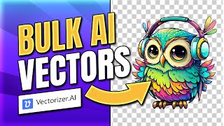 How to Vectorize your Ai Art in BULK🤯 MyDesigns Tutorial [upl. by Endor]