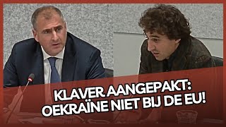 Jesse Klaver AANGEPAKT door PVVer Markuszower Oekraïne NIET bij de EU [upl. by Yhtorod]