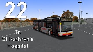 OMSI 2  MercedesBenz O530 Citaro  Bowdenham Svc 22 to St Kathryns Hospital [upl. by Troy539]