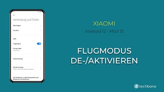 Flugmodus deaktivieren  Xiaomi Android 12  MIUI 13 [upl. by Donaugh378]