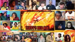 Luffys Red Roc Vs Kaido Reaction Mashup  One Piece Episode 1015 [upl. by Tessa]