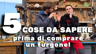 ALCUNE COSE DA SAPERE PRIMA DI COMPRARE UN FURGONE USATO [upl. by Lehcem637]