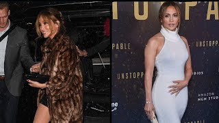 Jennifer Lopez Turns Heads in London – Leggy Look Amid Ben Affleck Divorce News [upl. by Ednutey]