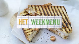 Het Weekmenu 2  Croque met wijting en garnalen  Johan Segers [upl. by Nahshunn993]